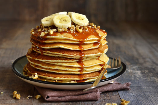 Honey Banana Pancakes