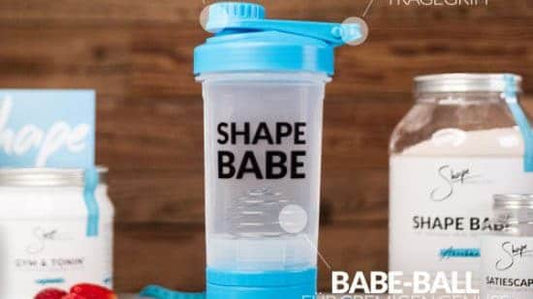 Mit dem BABE-Shaker Pro ist Dein Mahlzeitersatz dabei